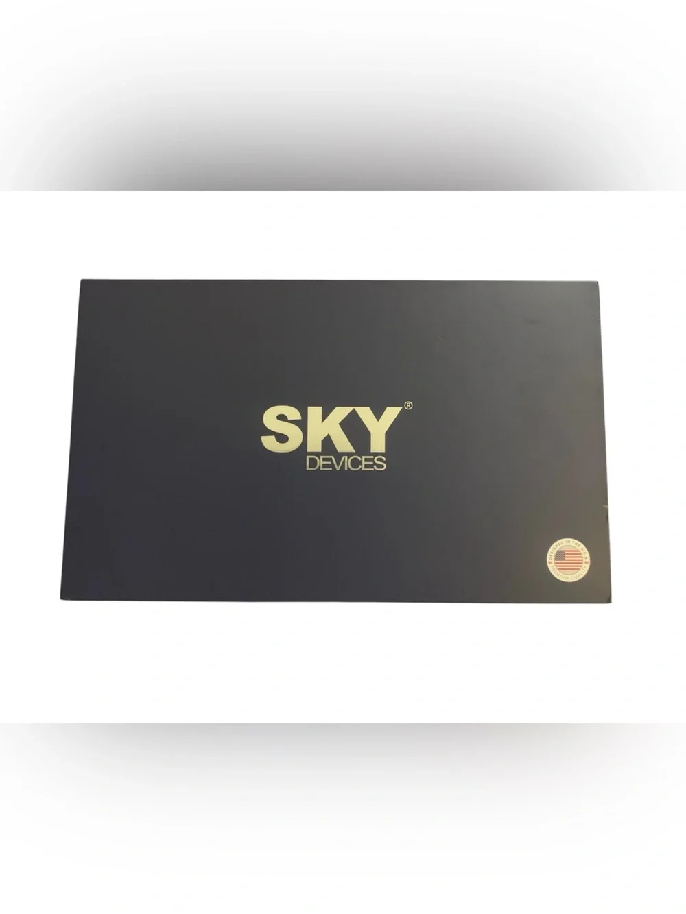 Sky Devices Tablet in Black with Gold Logo